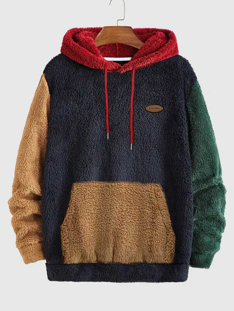 Plush Hoodie with Pockets