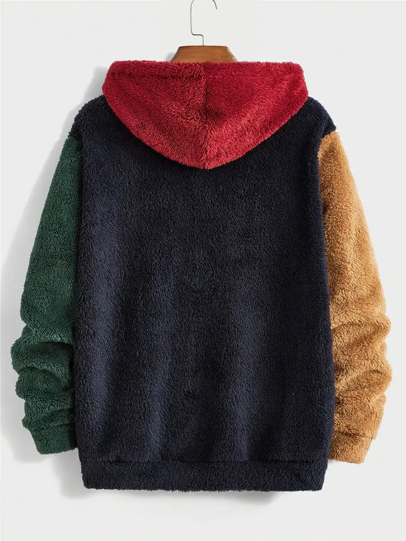 Plush Hoodie with Pockets