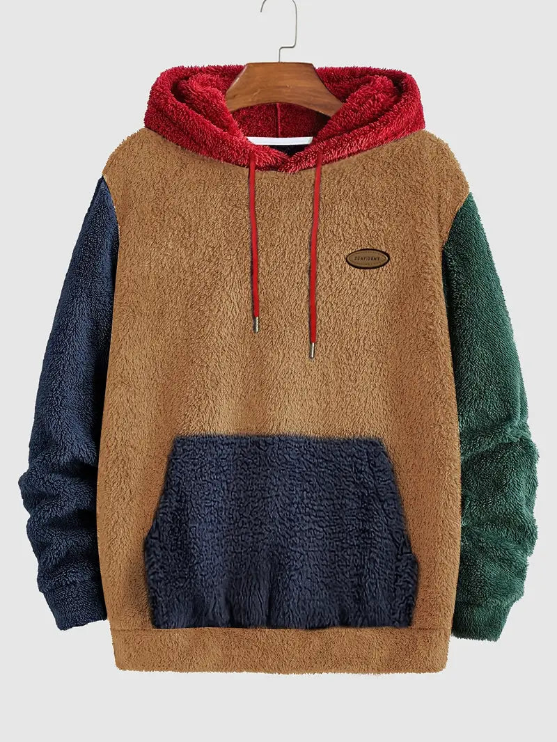 Plush Hoodie with Pockets