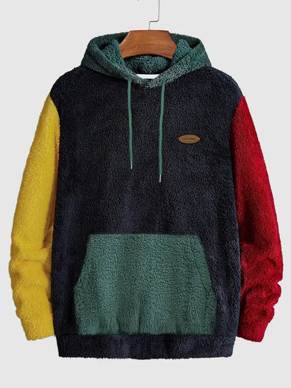 Plush Hoodie with Pockets